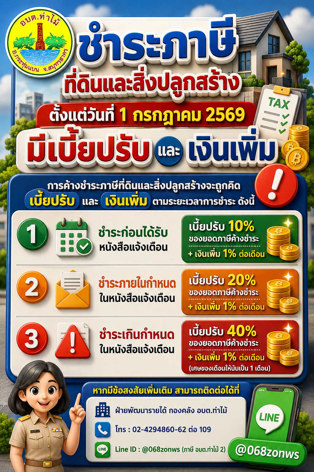 ประชาสัมพันธ์ฝ่ายพัฒนารายได้ กองคลัง